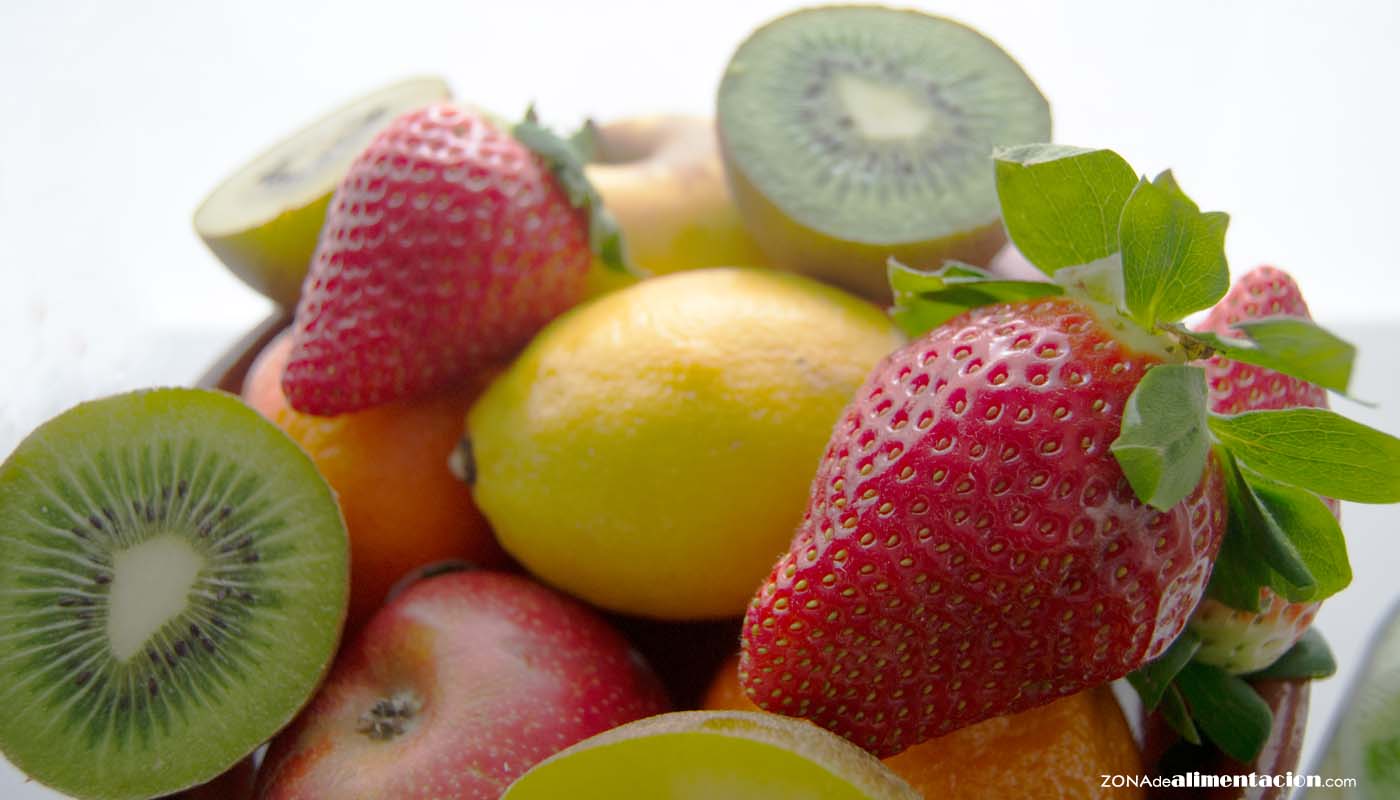 Frutas:  propiedades nutricionales, calorías e índice glucémico